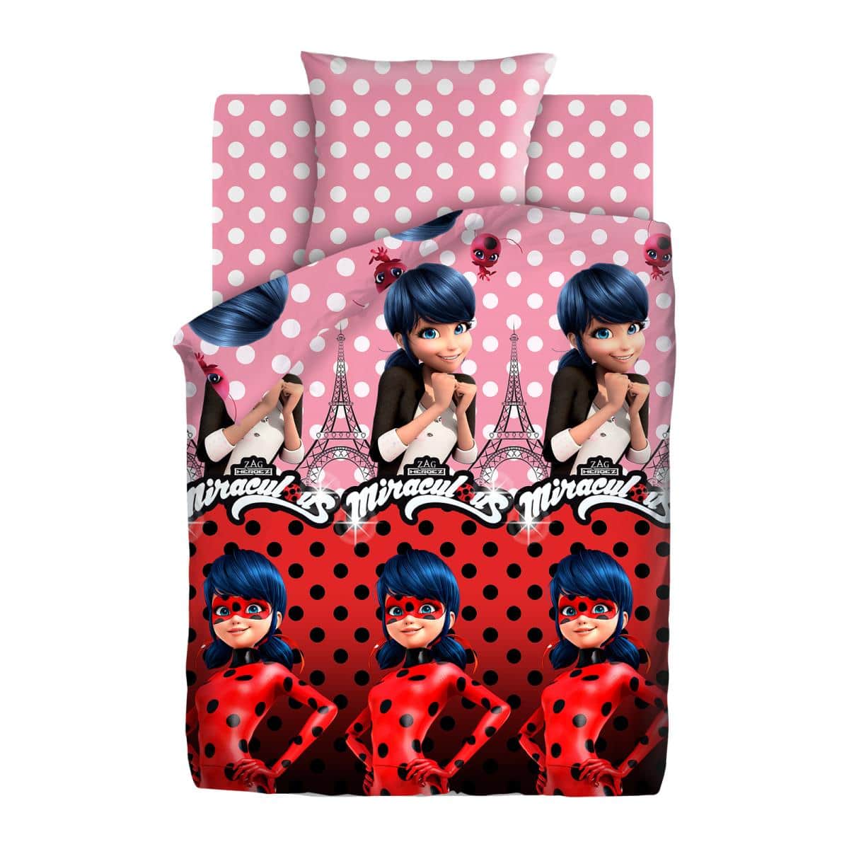 Комплект постельного белья 1,5 спальный "LadyBug" Маринет и Леди Баг