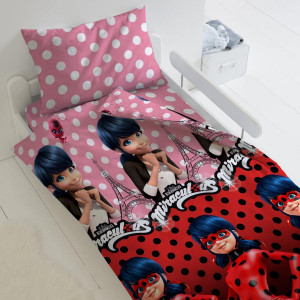 Комплект постельного белья 1,5 спальный "LadyBug" Маринет и Леди Баг