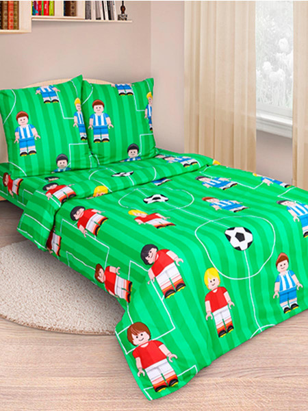 Комплект постельного белья 1,5 спальный Традиция Футболисты