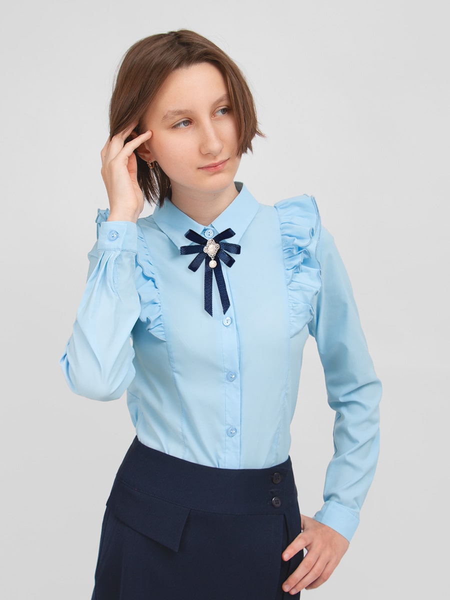 Блузка для девочки короткий рукав Соль&Перец