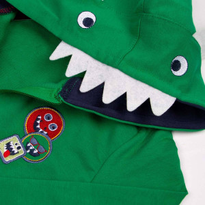 Кофта Mario футер-петля зеленого цвета для мальчика