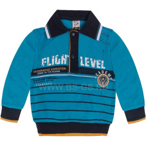 Батник Sirican Flight Level голубой с длинным рукавом для мальчика