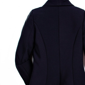 Пиджак Техноткань темно-синего цвета длинный рукав для девочки