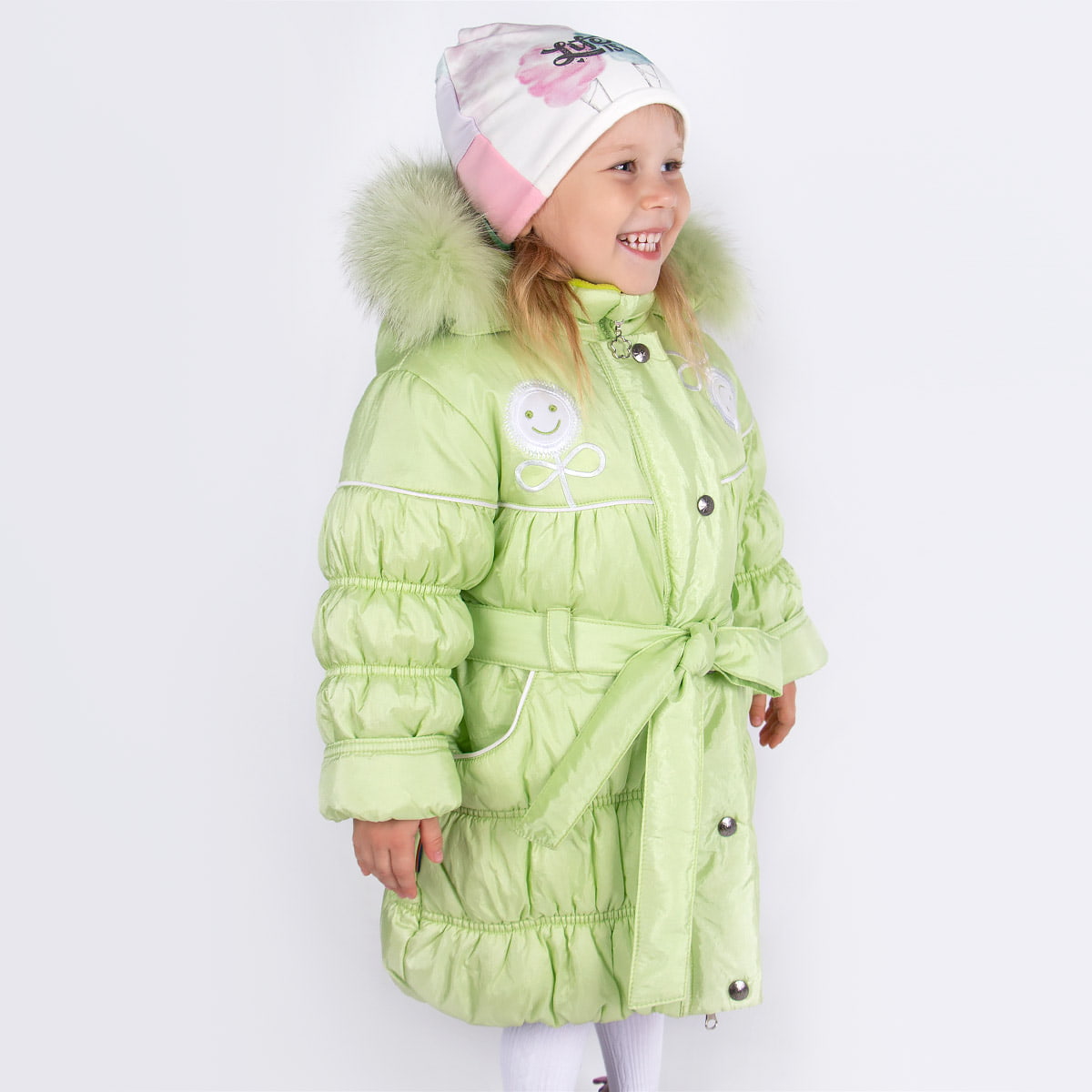 Пальто Дашенька Smiley зимнее для девочки