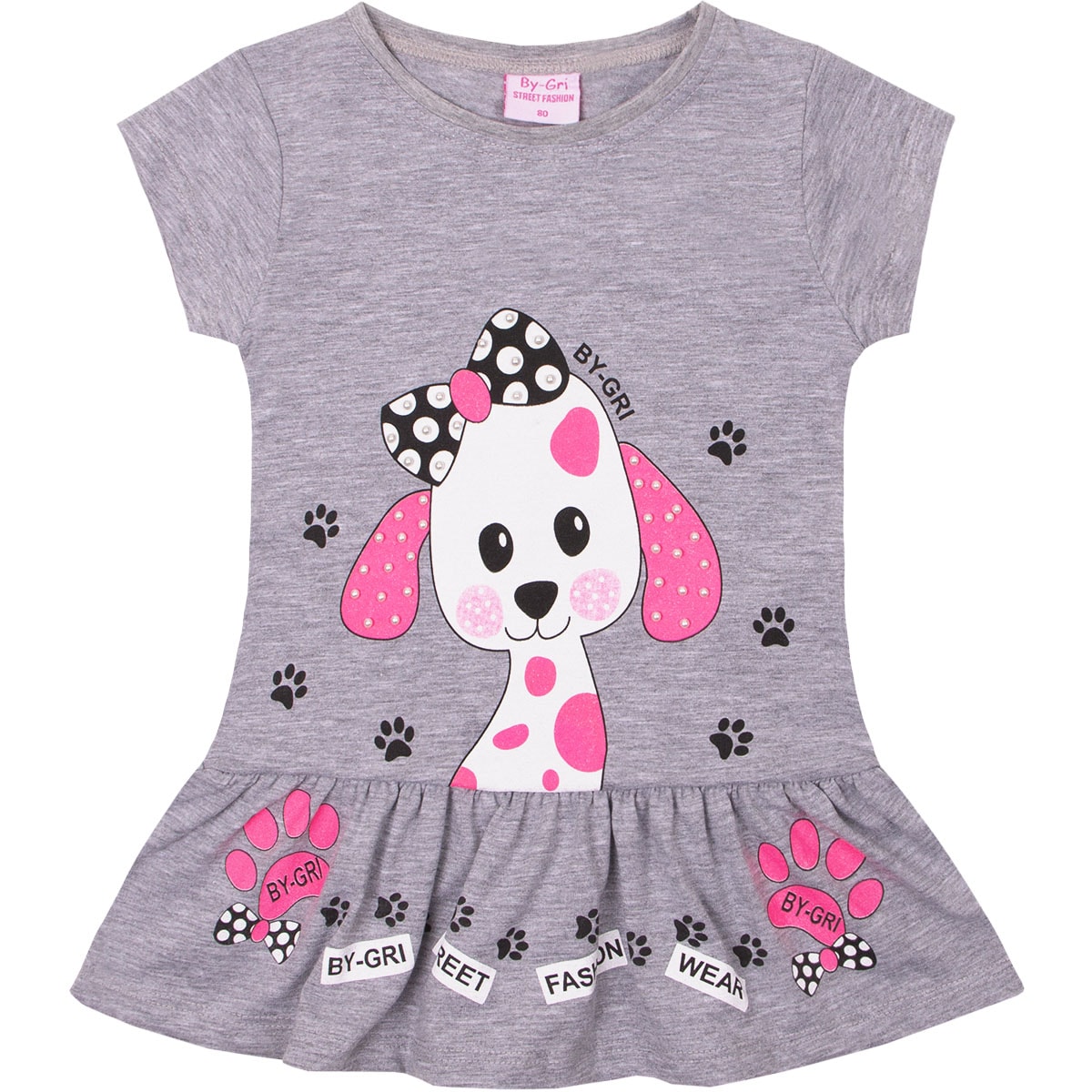 Платье By-Gri Puppy для девочки