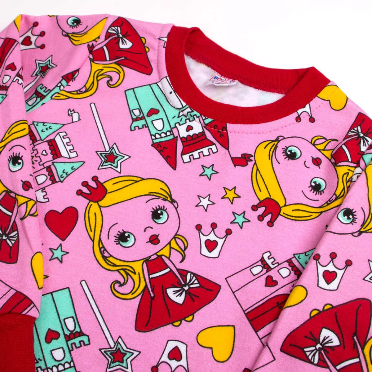 Пижама Bonito футер на байке для девочки