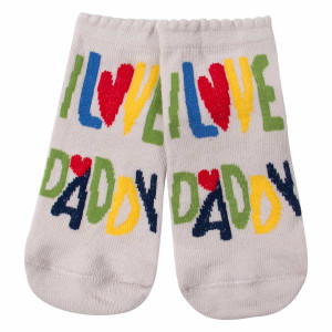 Носки KBS I Love Daddy с тормозами для детей