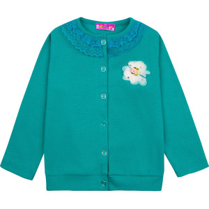 Кардиган Жемчуг Turquoise маленький для девочки