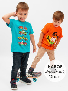 Футболка для мальчика 2 шт Bonito