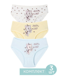 Трусы для девочки 3 шт Donella