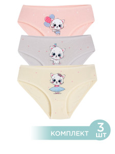 Трусы для девочки 3 шт Donella