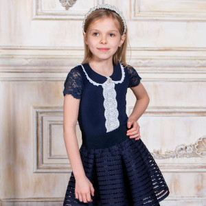 Блузка для девочки короткий рукав Соль&Перец