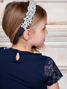 Блузка для девочки короткий рукав Соль&Перец