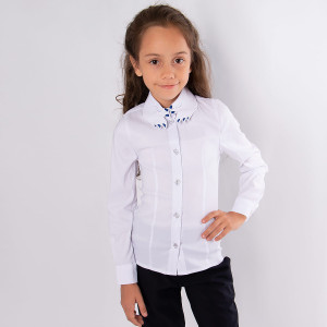 Блузка для девочки длинный рукав Соль&Перец