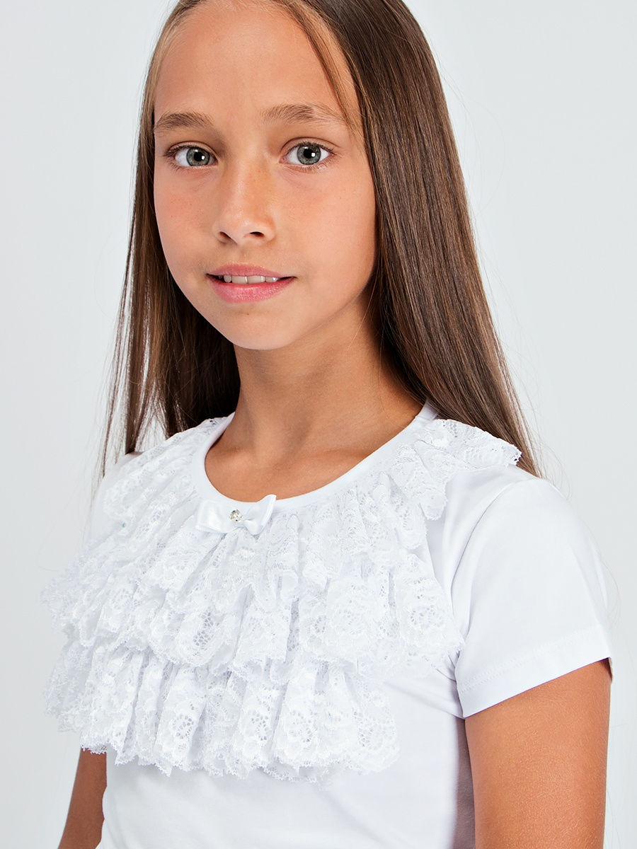 Блузка для девочки короткий рукав Соль&Перец