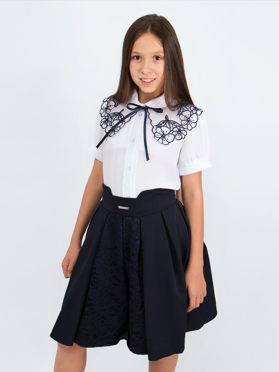 Блузка для девочки короткий рукав Соль&Перец