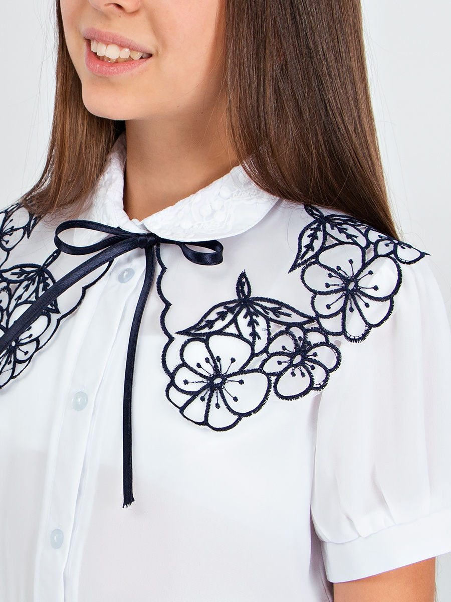 Блузка для девочки короткий рукав Соль&Перец