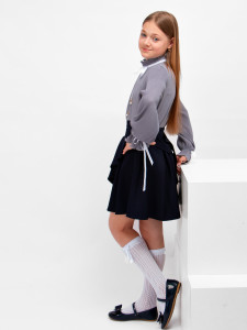 Блузка для девочки длинный рукав Соль&Перец