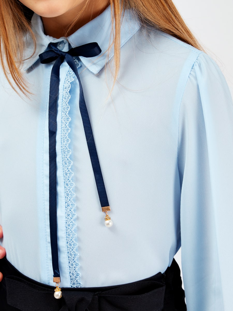 Блузка для девочки длинный рукав Соль&Перец