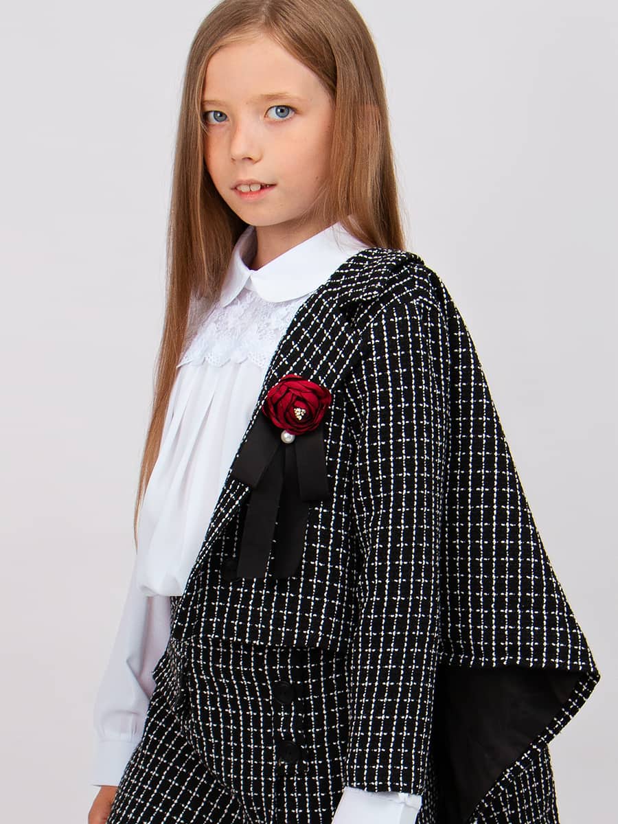 Блузка для девочки длинный рукав Соль&Перец