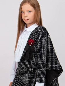 Блузка для девочки длинный рукав Соль&Перец