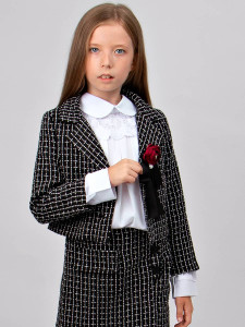 Блузка для девочки длинный рукав Соль&Перец