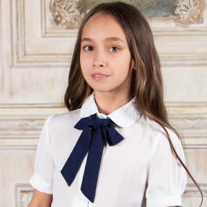 Блузка для девочки короткий рукав Соль&Перец