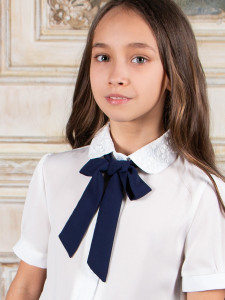 Блузка для девочки короткий рукав Соль&Перец