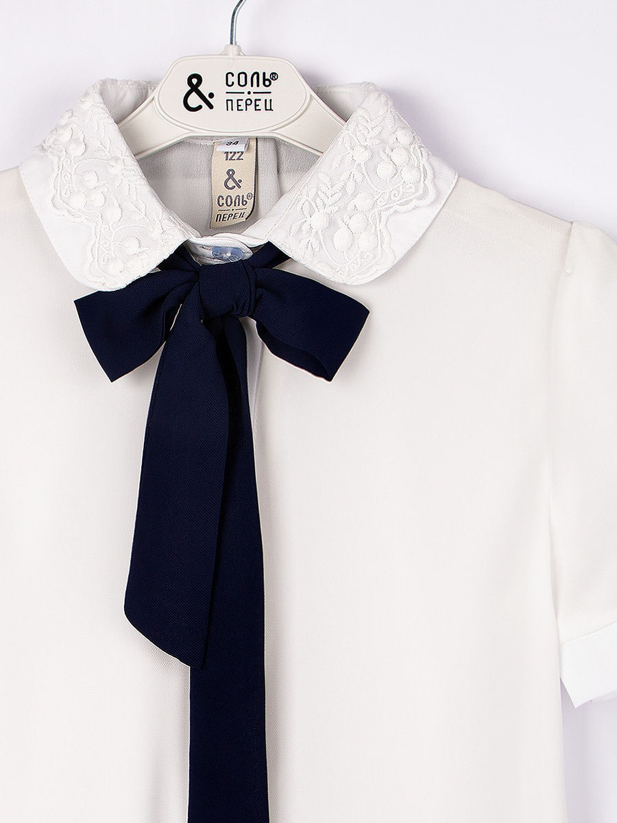 Блузка для девочки короткий рукав Соль&Перец