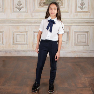 Блузка для девочки короткий рукав Соль&Перец