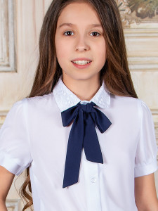 Блузка для девочки короткий рукав Соль&Перец