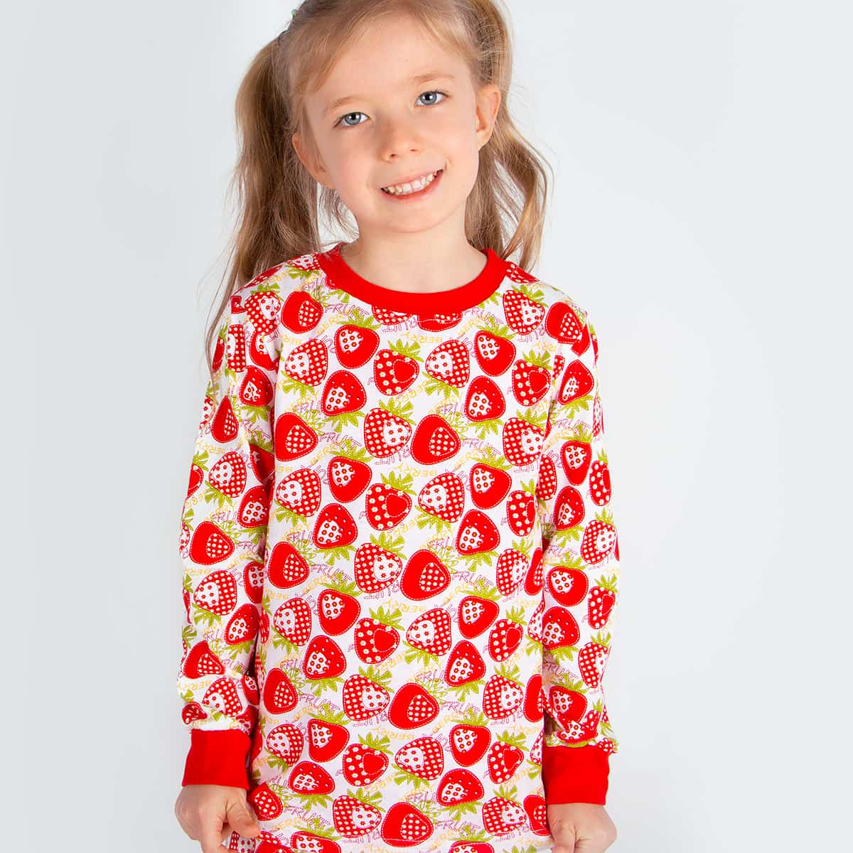 Пижама Соль&Перец Клубника для девочки