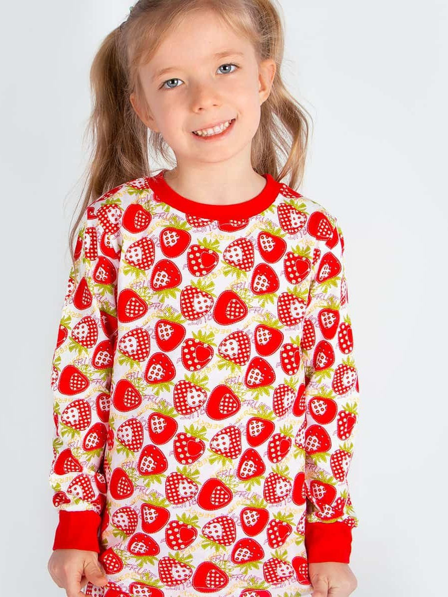 Пижама Соль&Перец Клубника для девочки
