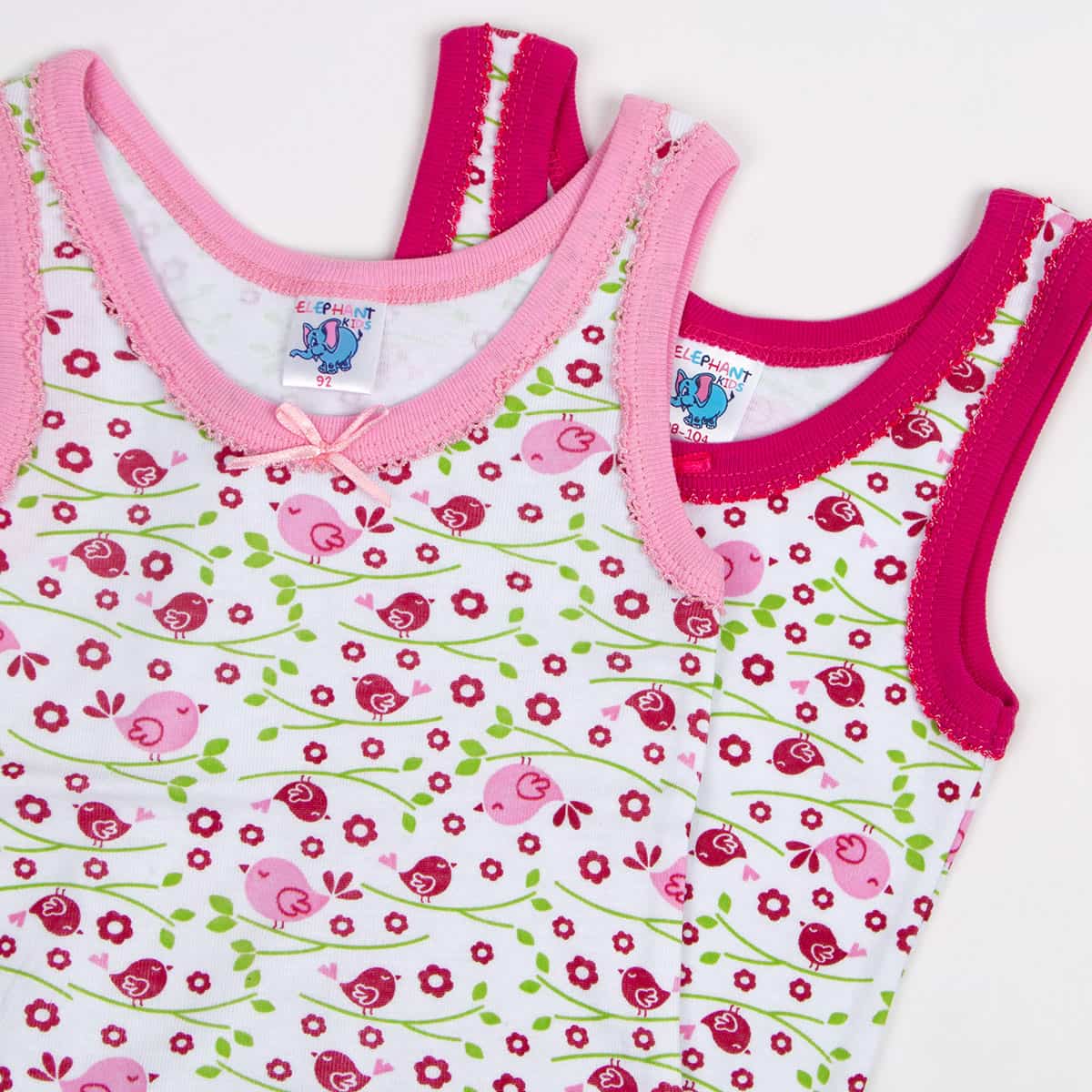 Майка Elephant Птички для девочки