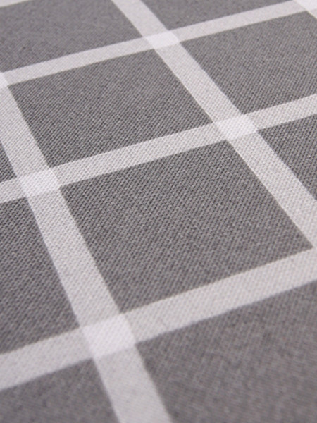 Скатерть рогожка Традиция Клетка Грей