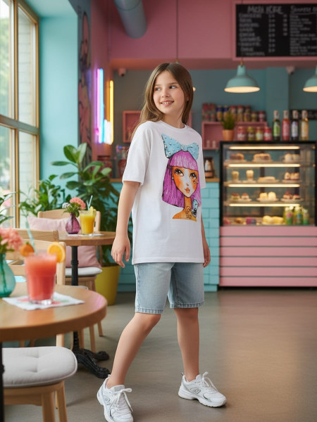 Футболка для девочки Соль&Перец