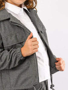 Бомбер для девочки Соль&Перец