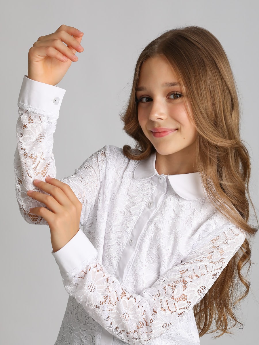 Блузка для девочки длинный рукав Соль&Перец