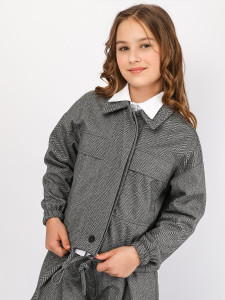 Бомбер для девочки Соль&Перец