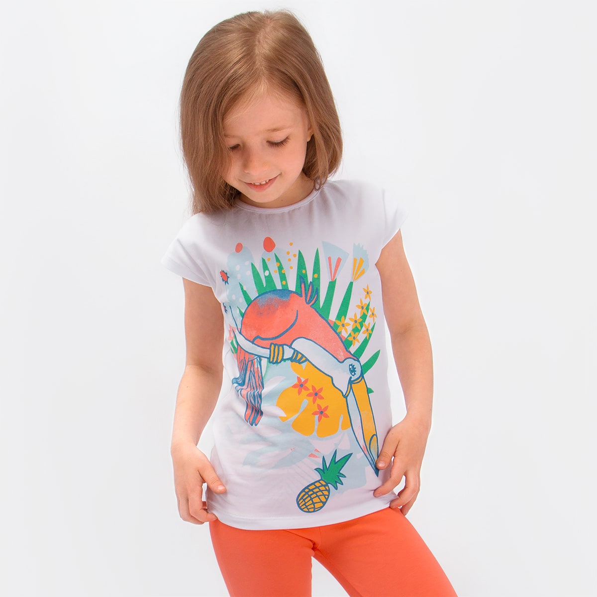 Футболка KOGANKIDS Toucan bird для девочки