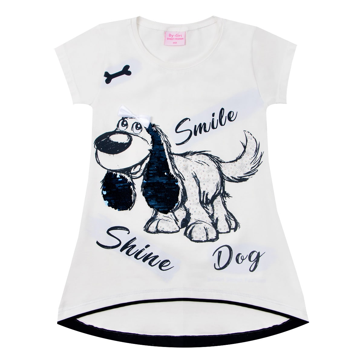 Туника By-Gri Smile Dog для девочки