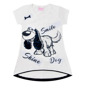 Туника By-Gri Smile Dog для девочки
