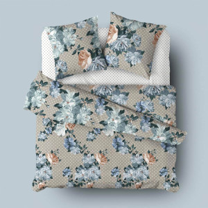 Комплект постельного белья 2 спальный "Mia Cara" Красотка перкаль