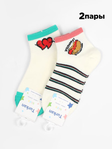 Носки детские 2 шт Turkan верх сетка
