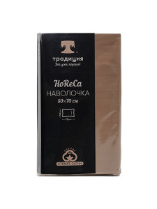 Наволочка страйп-сатин Традиция Миндаль