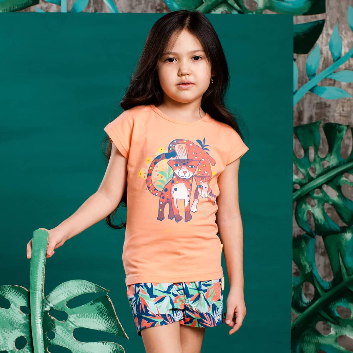 Футболка KOGANKIDS Funny Leo для девочки