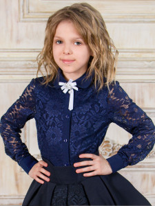 Блузка для девочки длинный рукав Соль&Перец