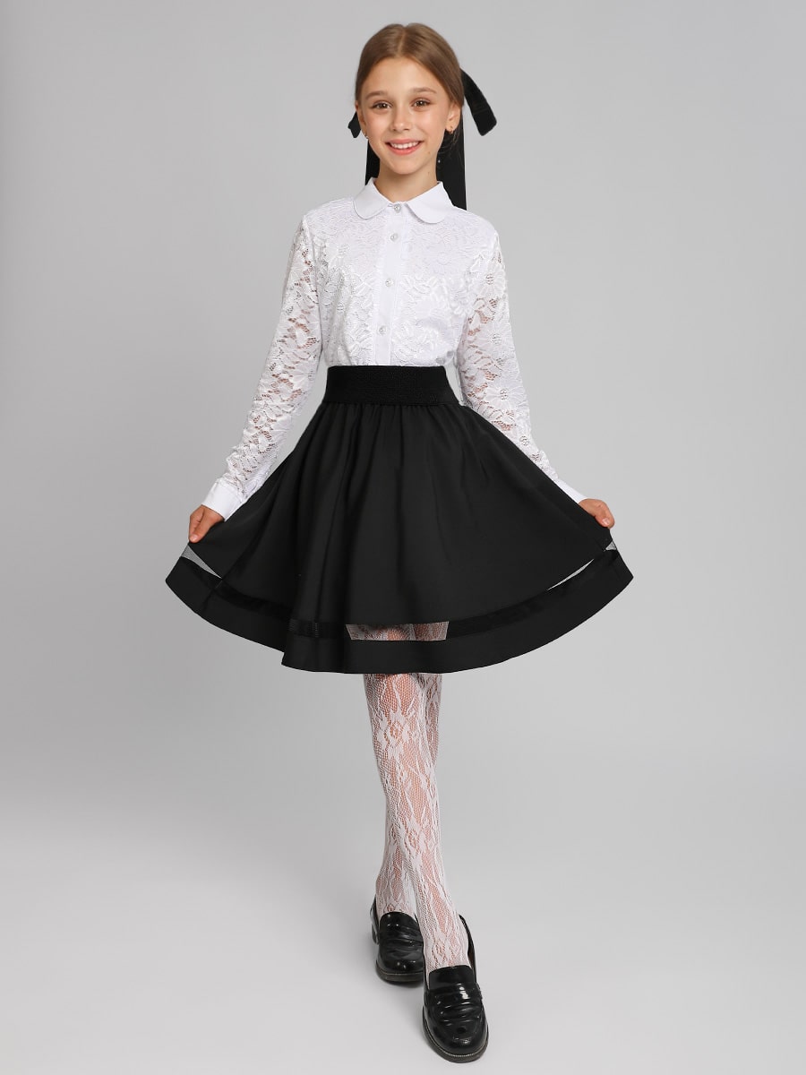 Блузка для девочки длинный рукав Соль&Перец