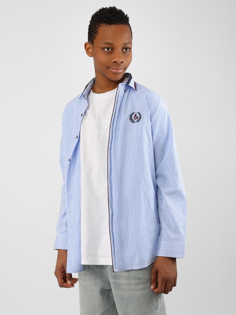 Рубашка для мальчика Соль&Перец длинный рукав