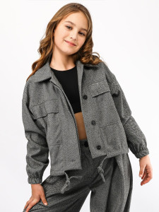 Бомбер для девочки Соль&Перец